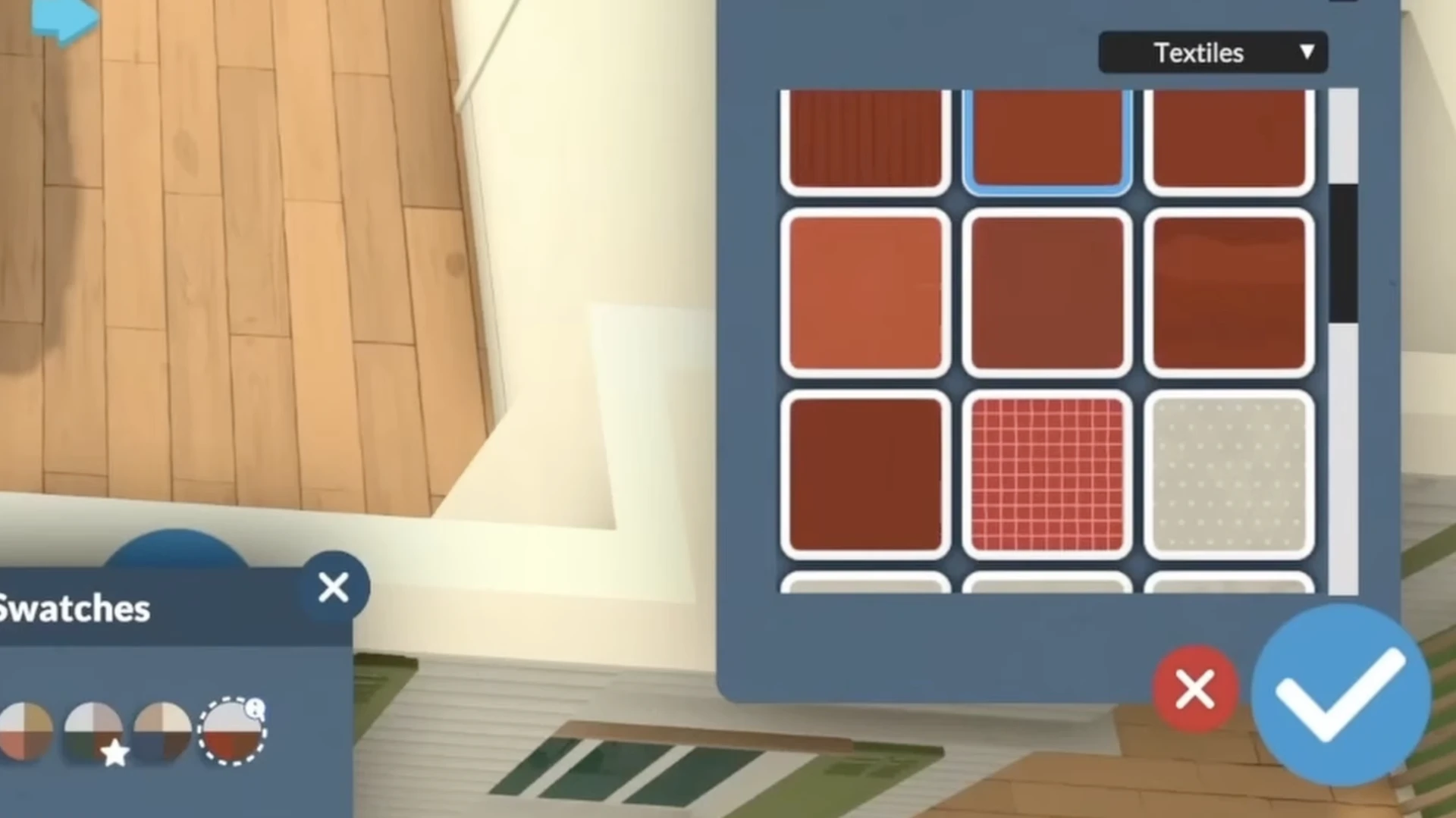 Changing bed part colors individually in Paralives