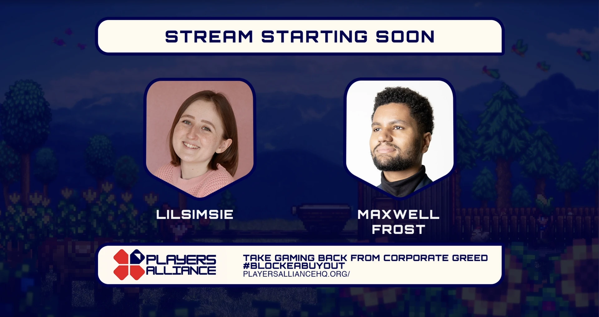 Lilsimsie и конгрессмен США Максвелл Фрост на стриме о сделке по выкупу EA (скриншот)