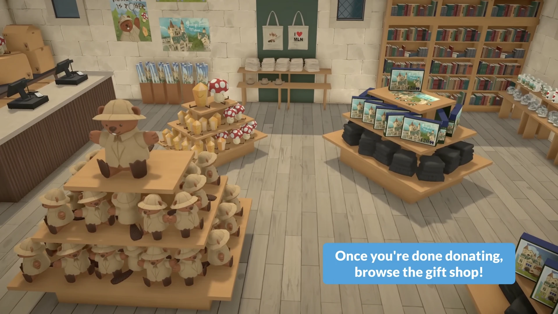 Paralives: сувенирная лавка при музее — магазин с памятными предметами