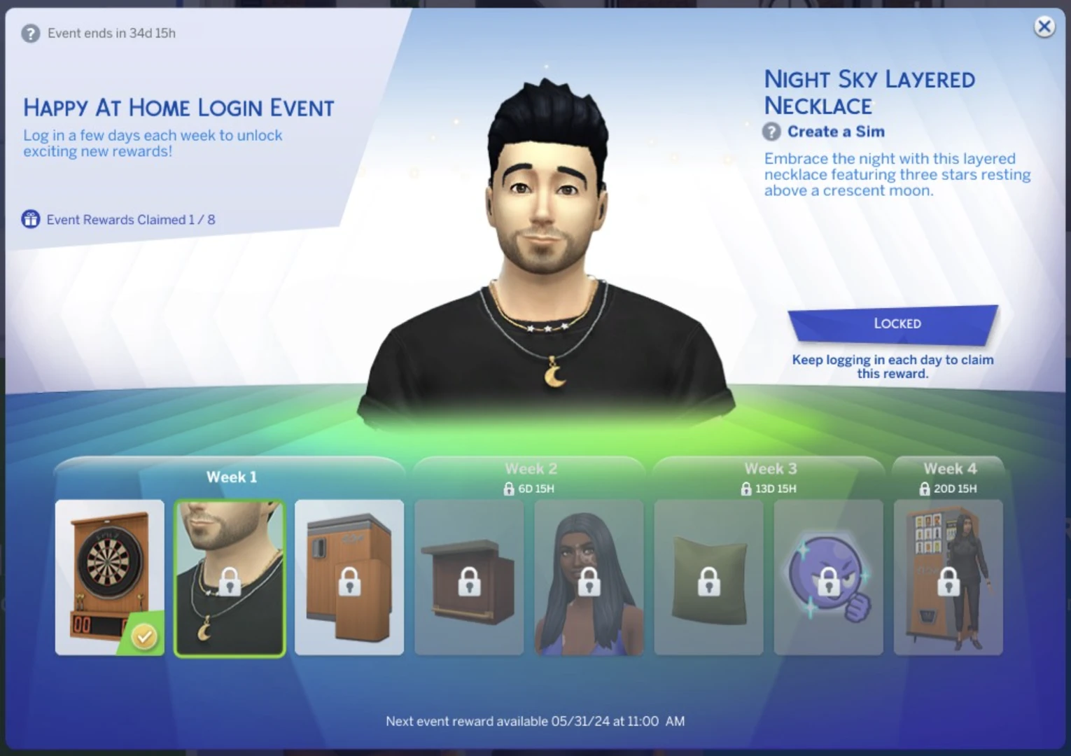 The Sims 4: предположения о формате и наградах майского ивента 2026 — задания и предметы за прогресс (скриншот/иллюстрация)