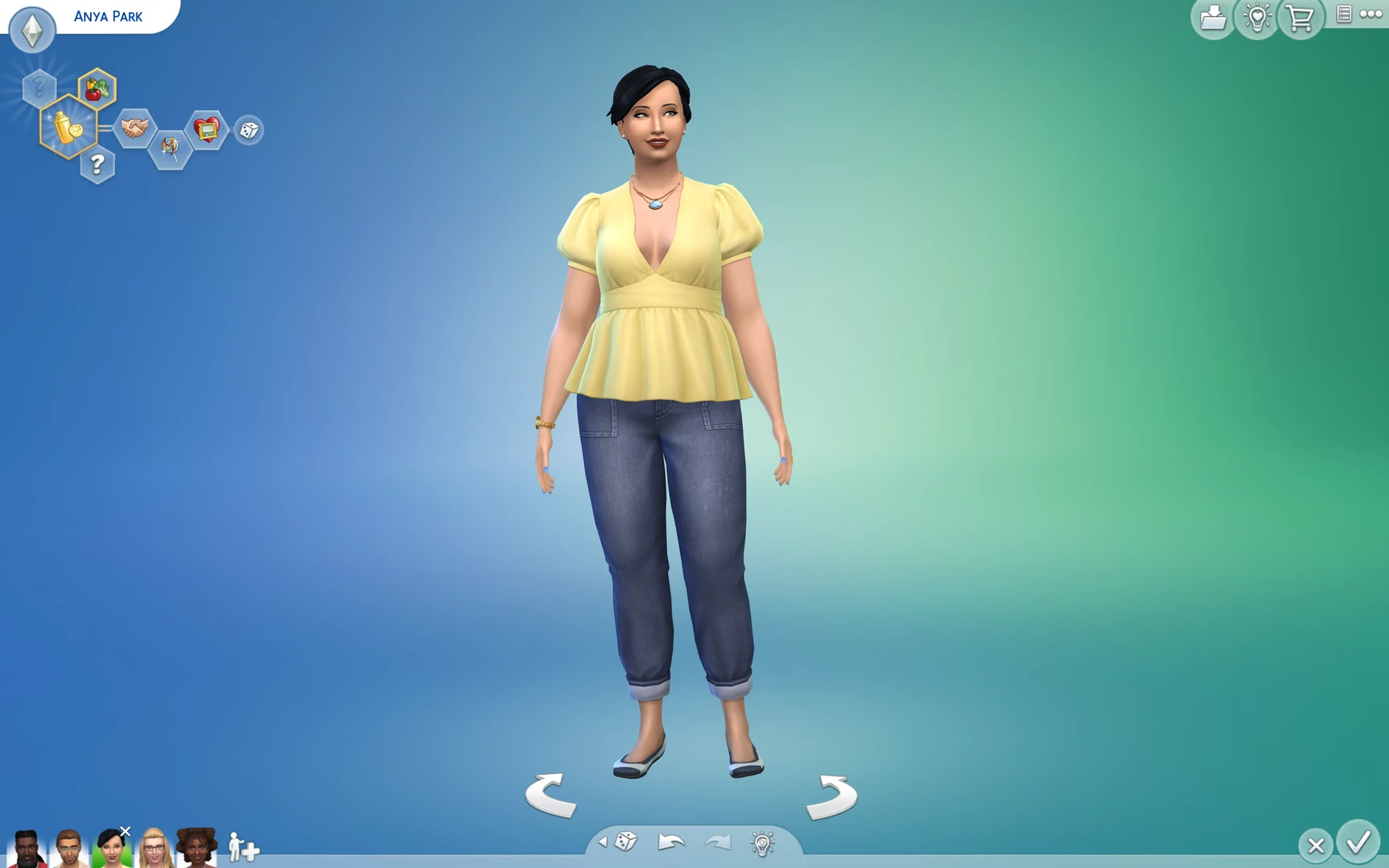 New Create-a-Sim items modeled on different body types in The Sims 4 after August 2026 patch
