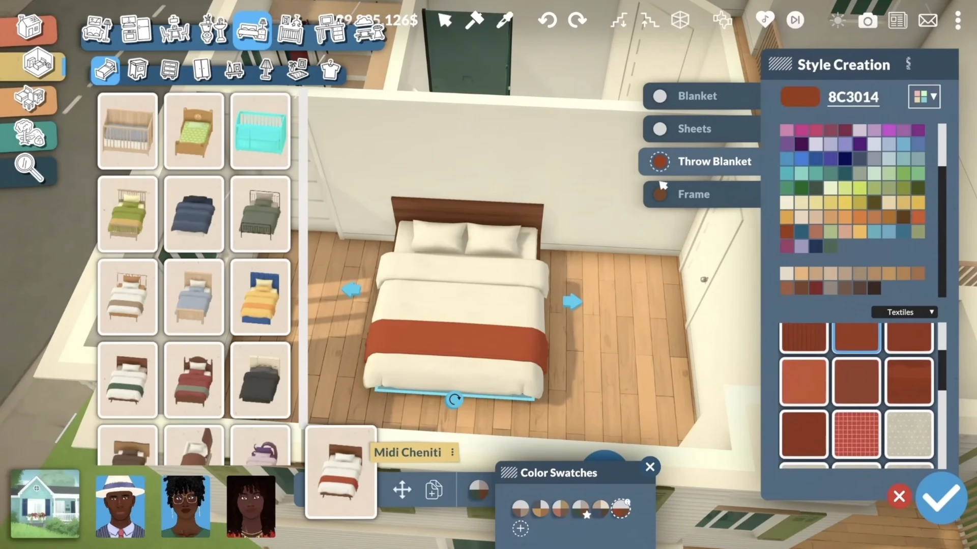 Advanced object customization in Paralives build mode