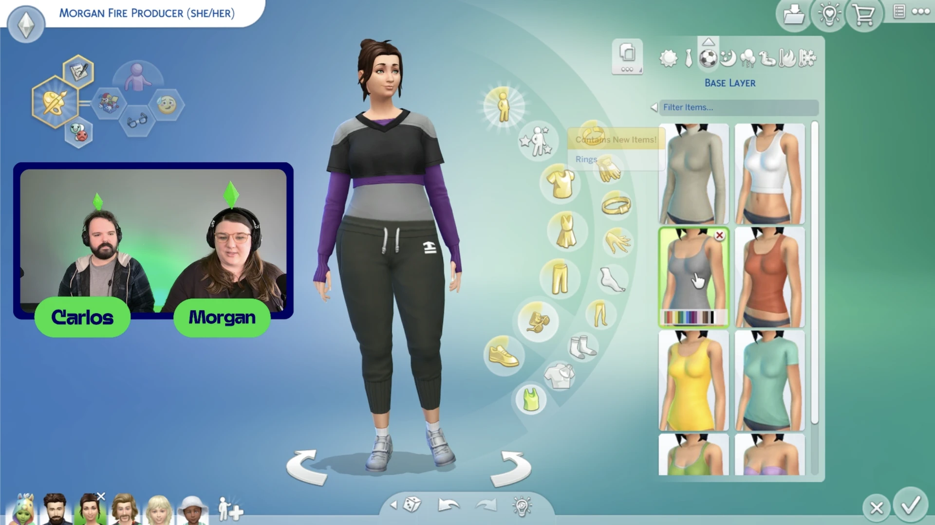 Create-a-Sim в The Sims 4: новая категория «Базовый слой» и 8 вариантов нижней одежды для взрослых