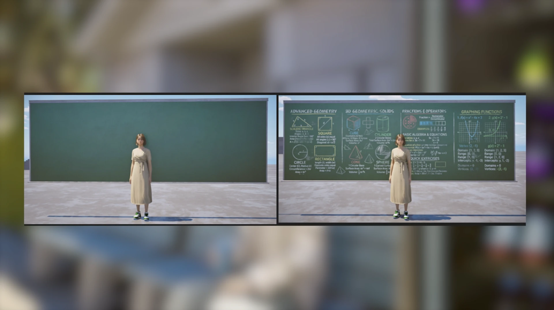 InZOI: мебель для школы — столы, стулья и интерьерные элементы