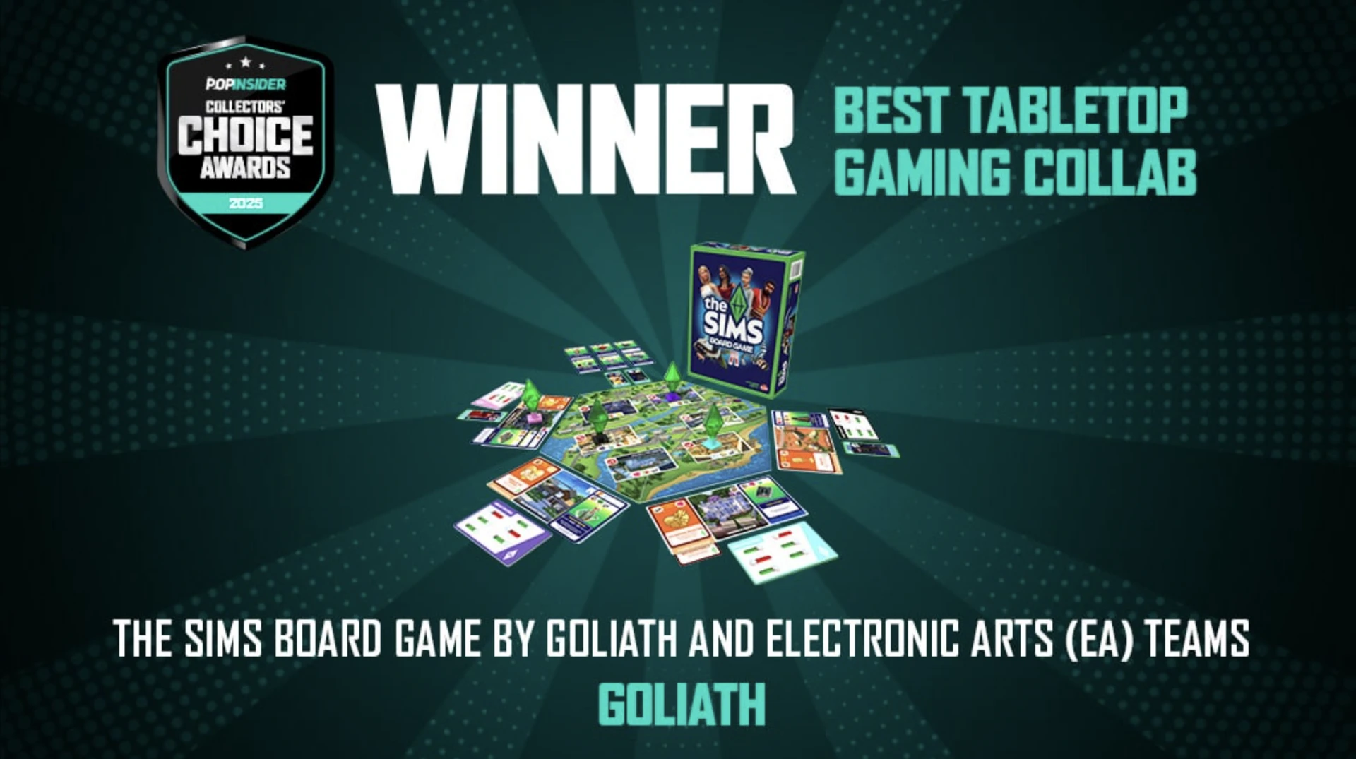 Pop Insider Collector's Choice Awards — награда, которую получила The Sims Board Game