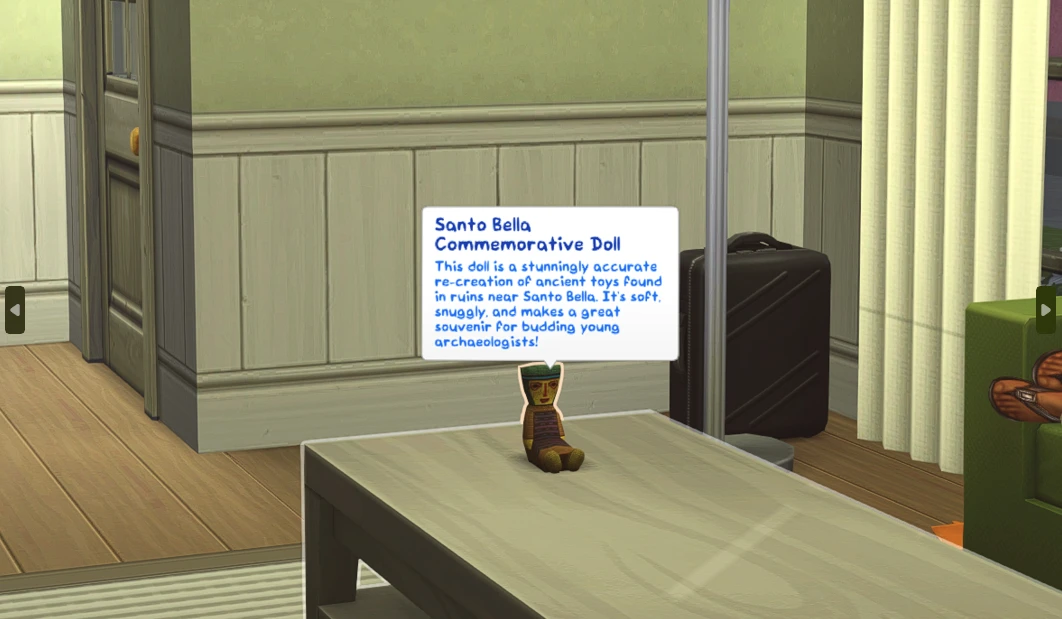 Reward for visiting the Isla Esmeralda museum: unique collectible figurine