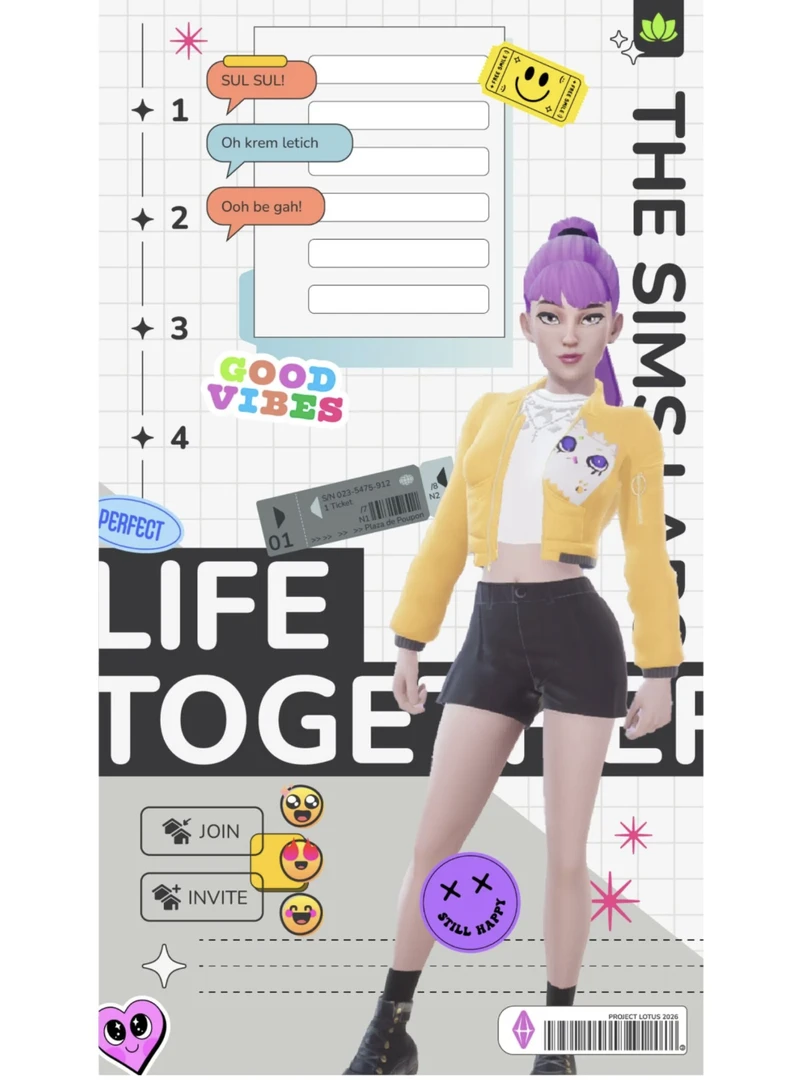 Project Lotus 2026 splash screen from Project Rene, featuring new metro ticket UI and iconography