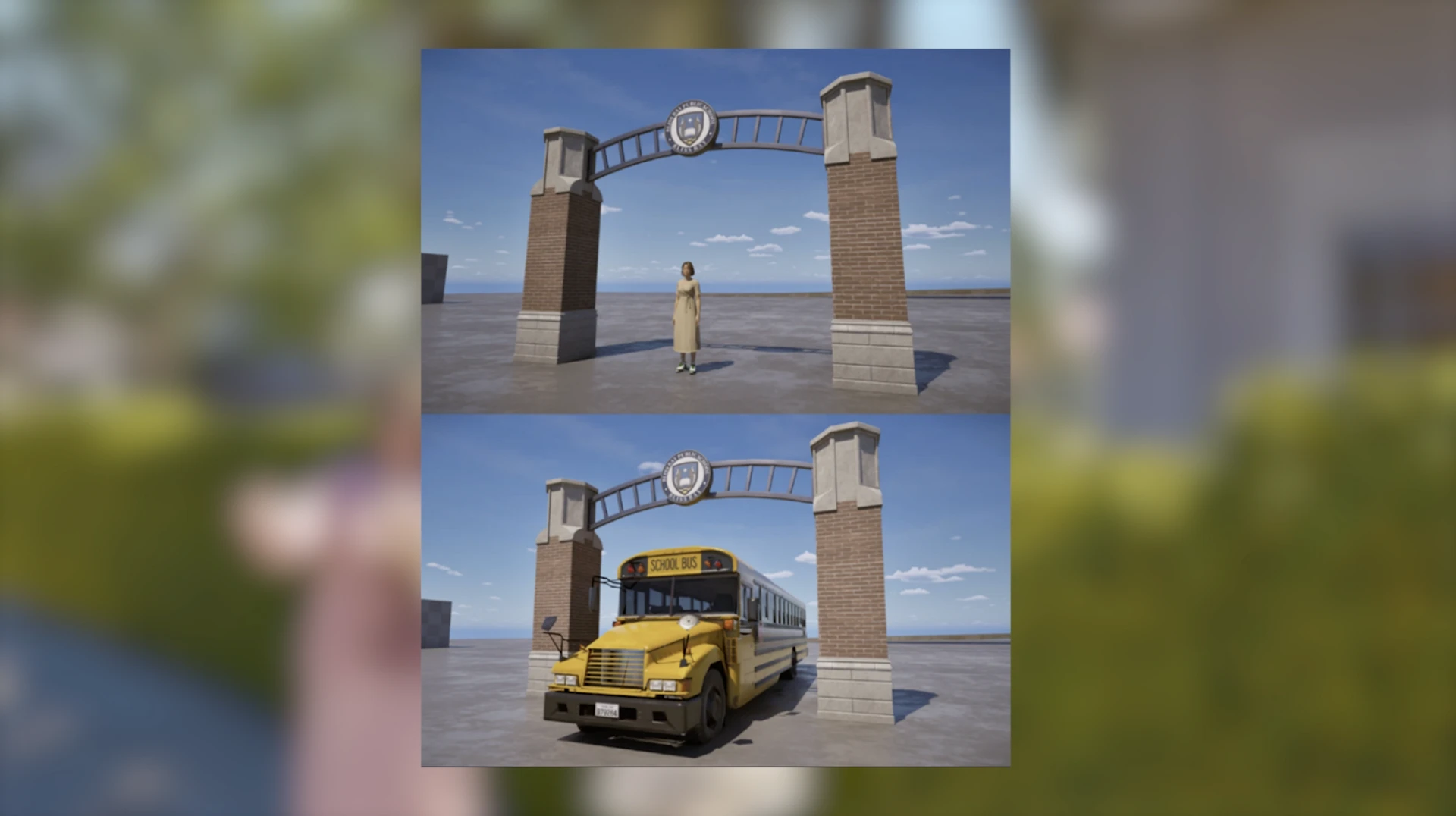 InZOI: новые школьные объекты — элементы спортзала и площадок (скриншот)