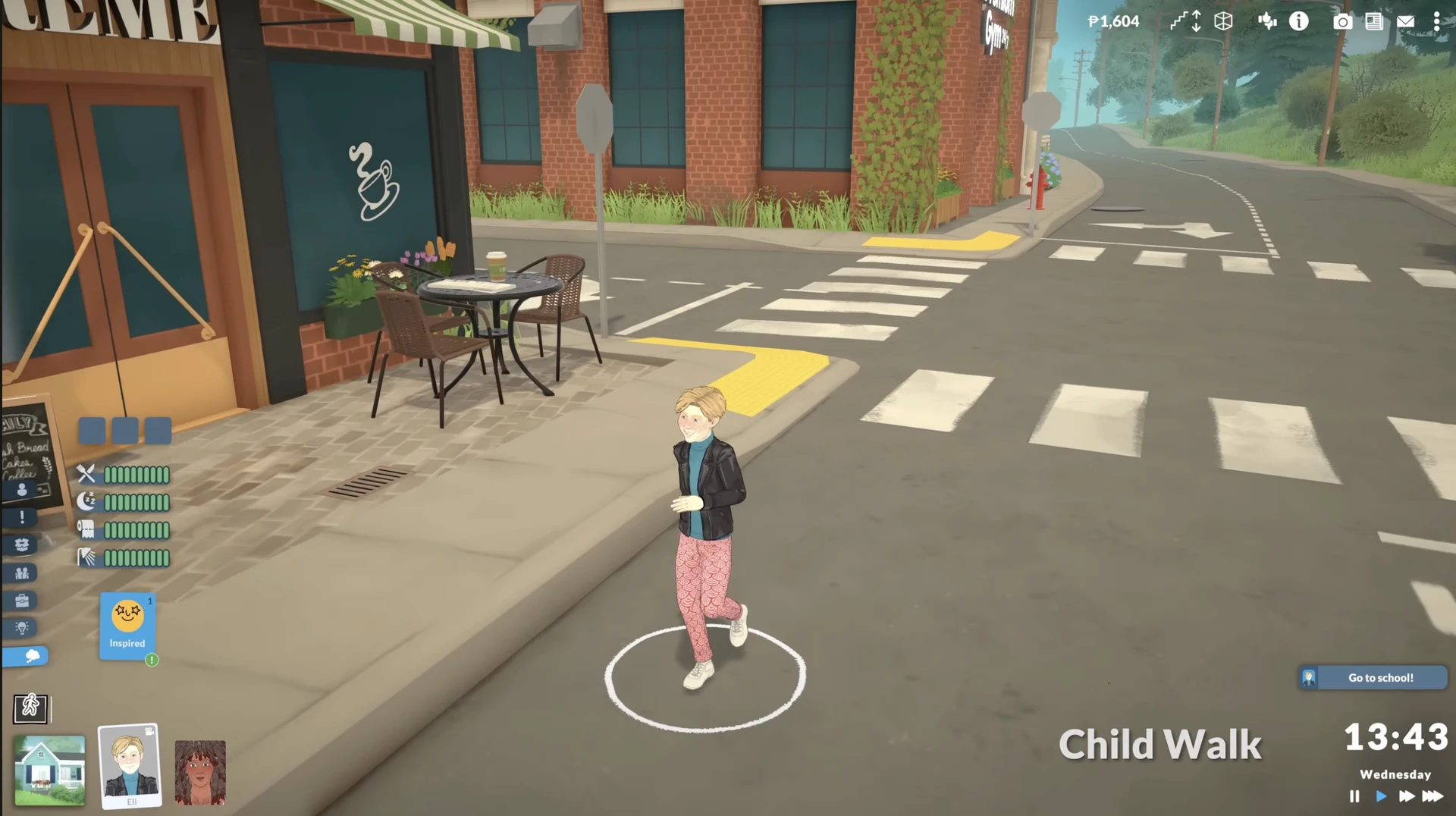 Paralives: детская походка — пример цикла анимации в профиль