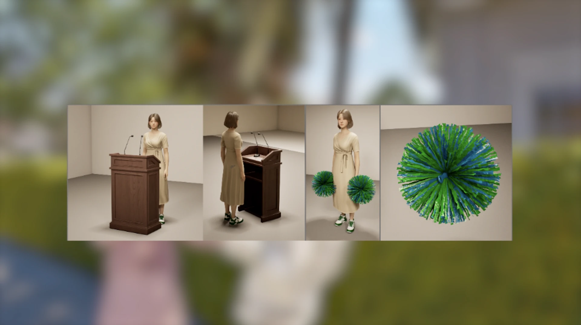 InZOI: школьный спортзал внутри — интерьер и оборудование