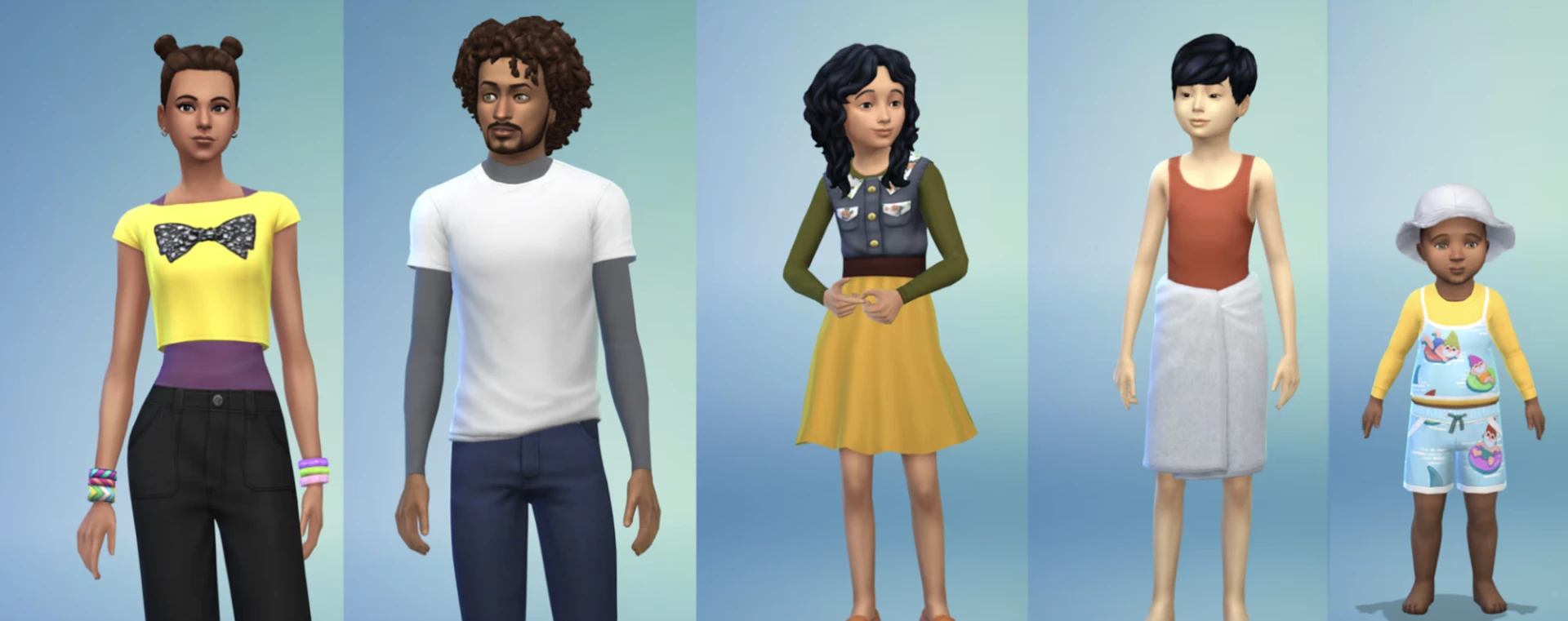 The Sims 4 CAS: новая категория «Базовые слои» в аксессуарах для создания многослойных образов без модов