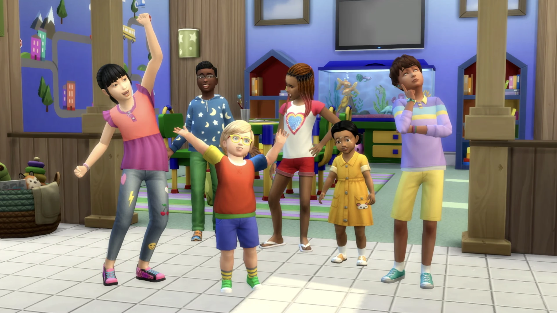 The Sims 4 — новые предметы одежды для детей в бесплатном контенте после сентябрьского обновления