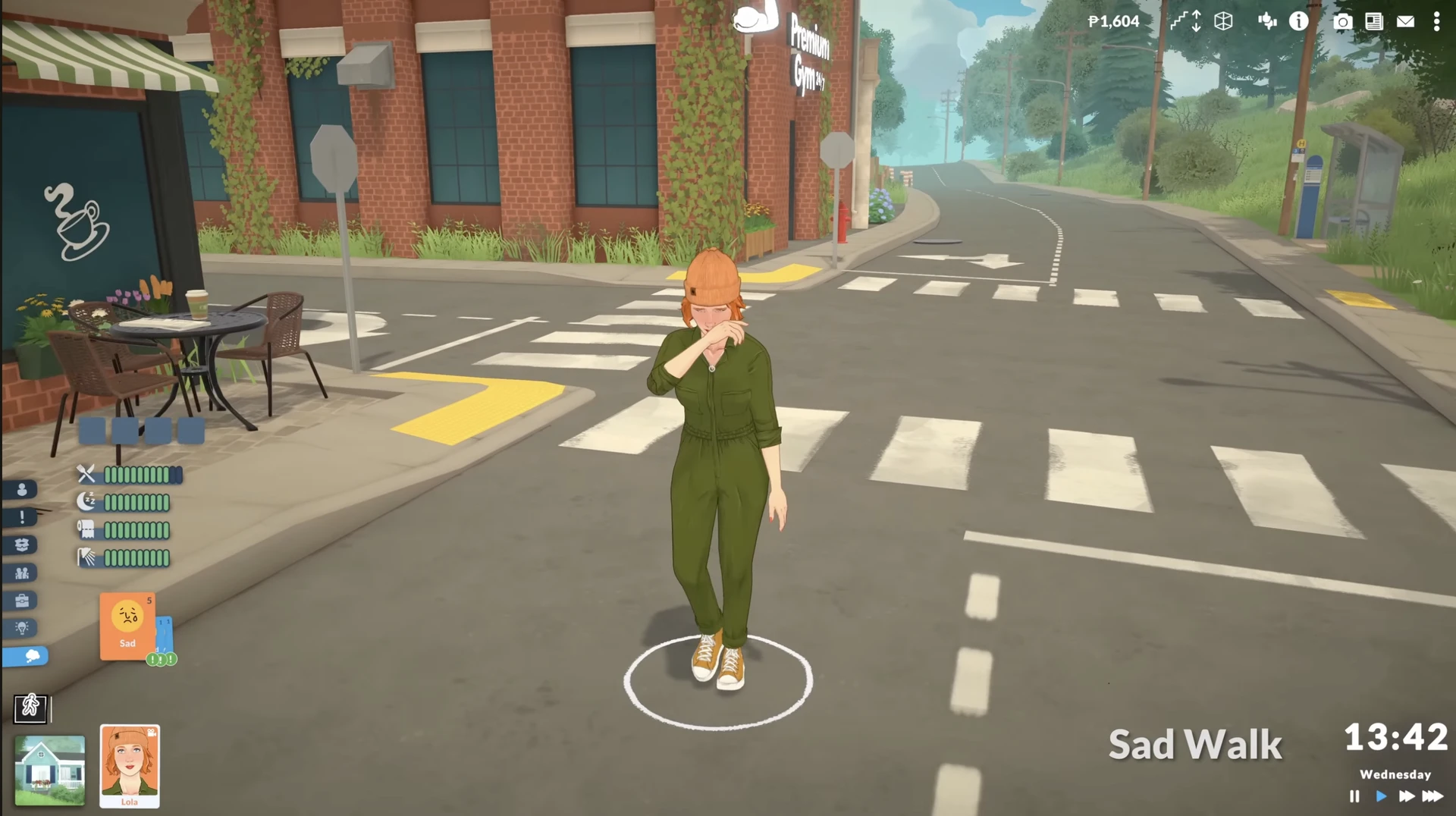 Paralives: грустная походка — пример анимации с выраженной подавленностью