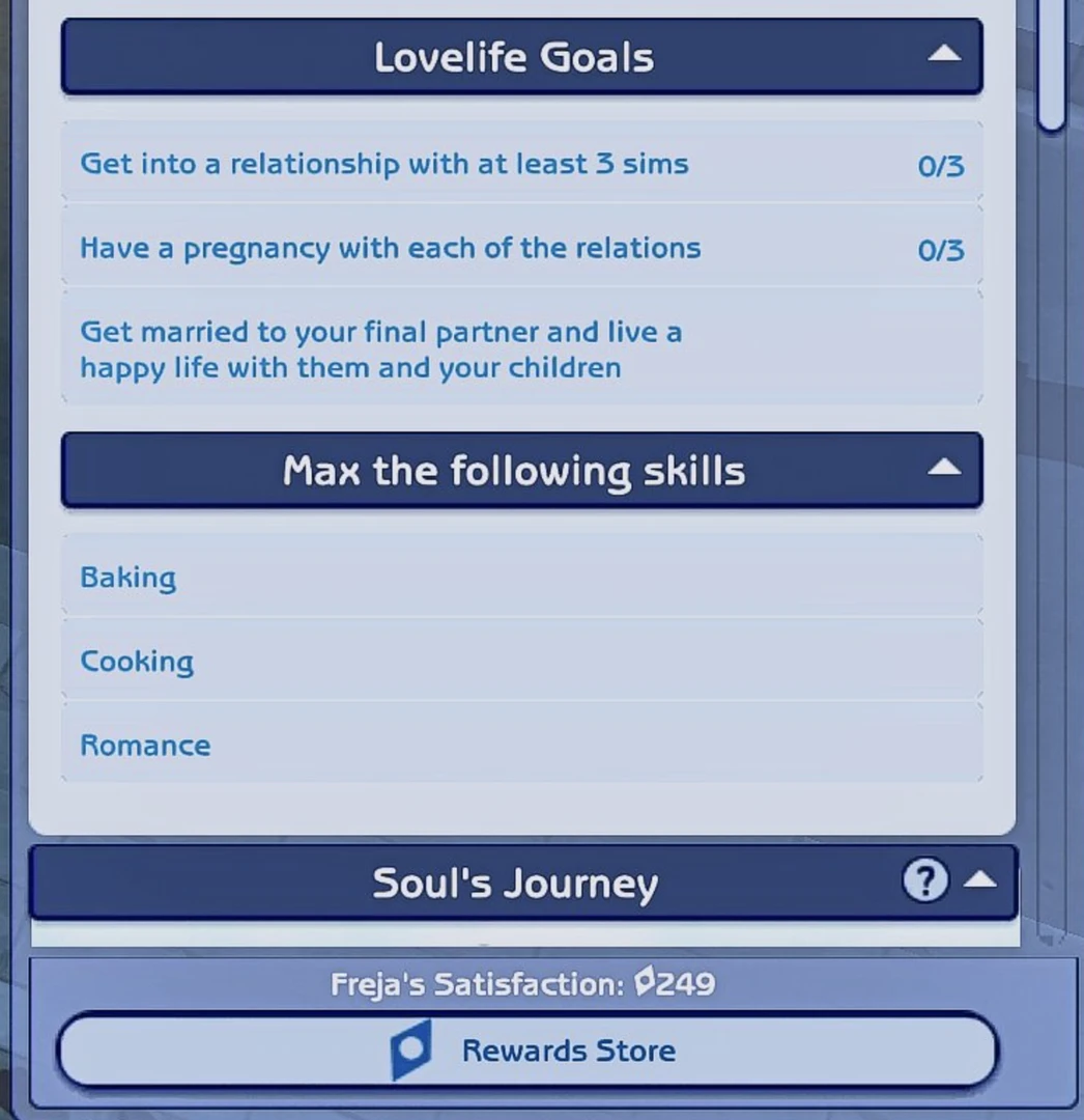 Challenge Tracker: отметка выполненных целей и переход на следующий уровень прогресса (скриншот)