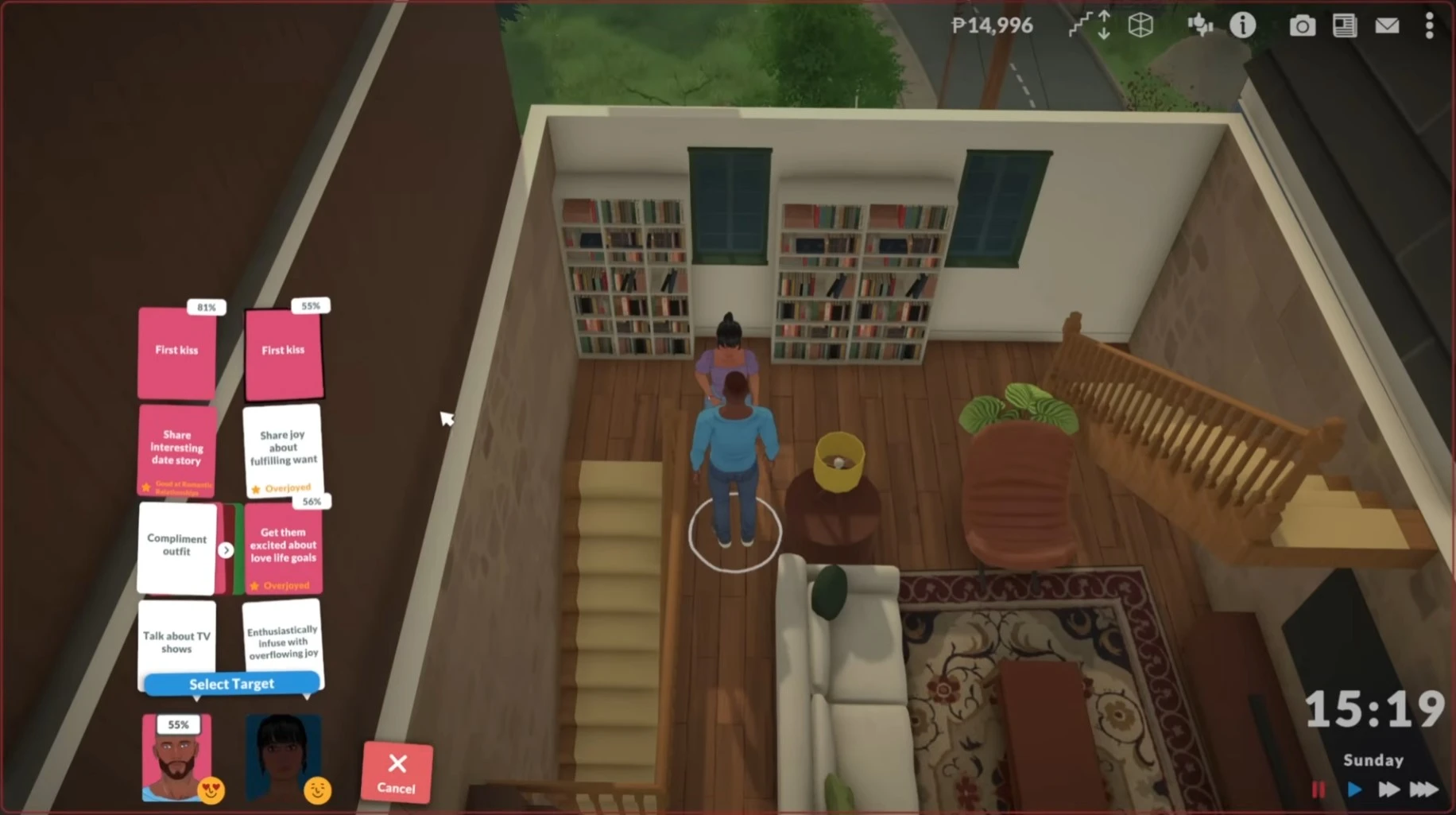 Романтика в Paralives: действие «попытаться поцеловать впервые» и музыкальная тема первого поцелуя