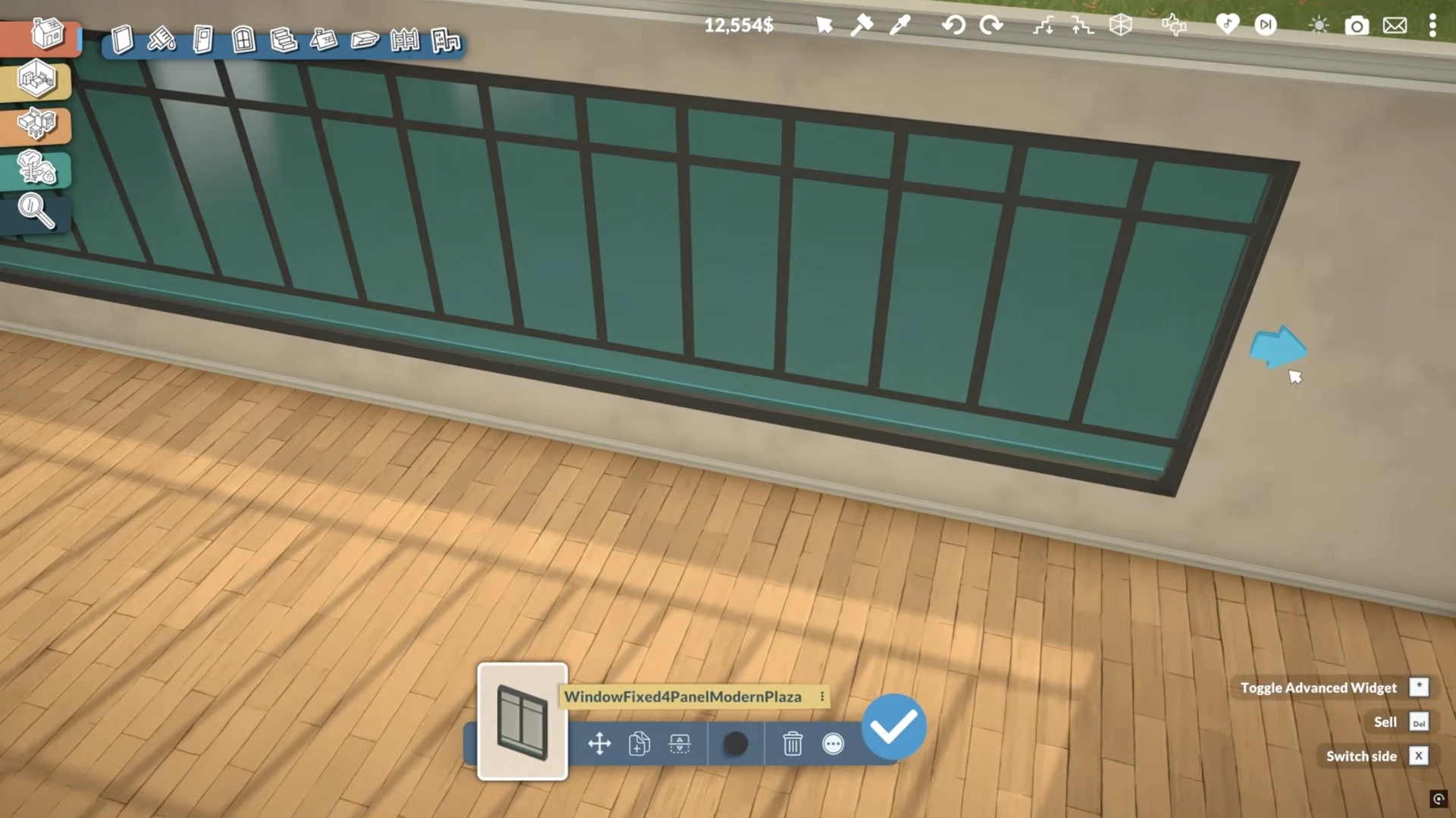 Horizontal and vertical window scaling in Paralives