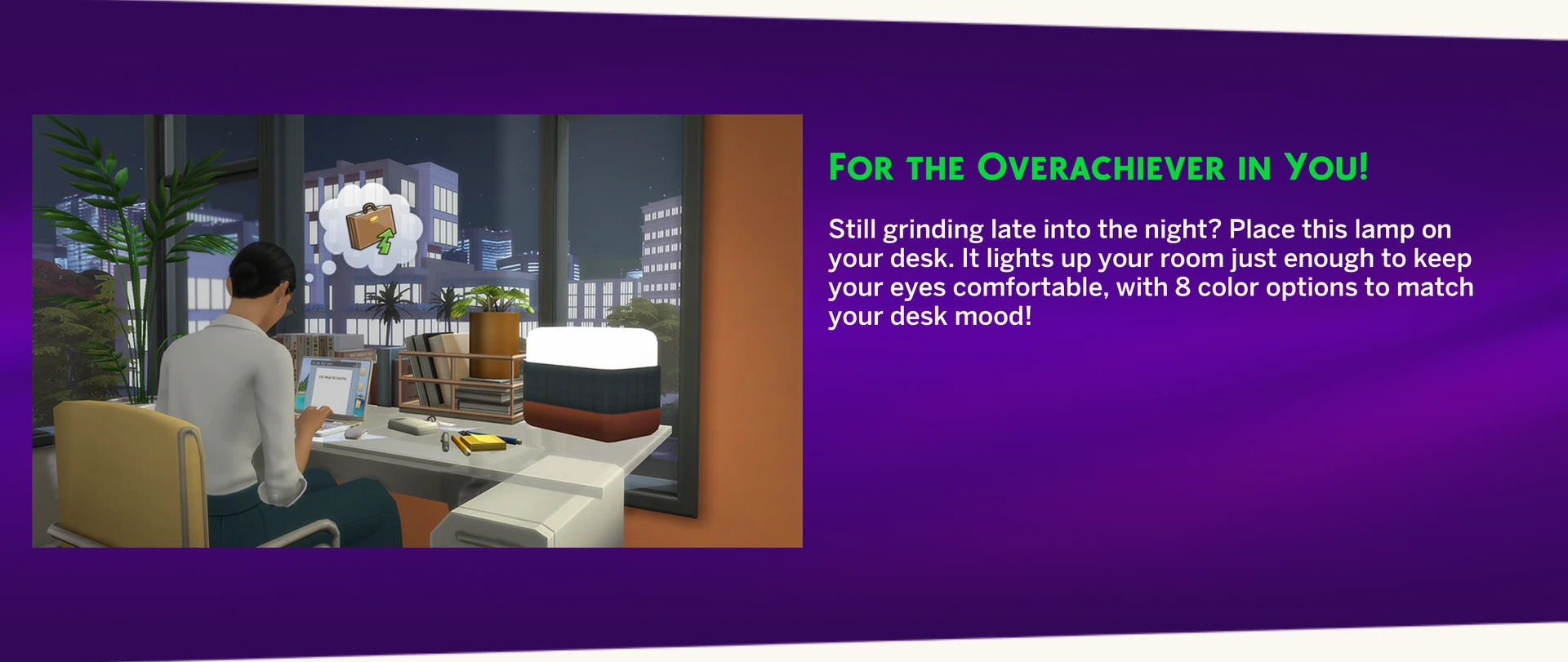 Color variations of the eraser desk lamp by HAENBI — free marketplace set for The Sims 4