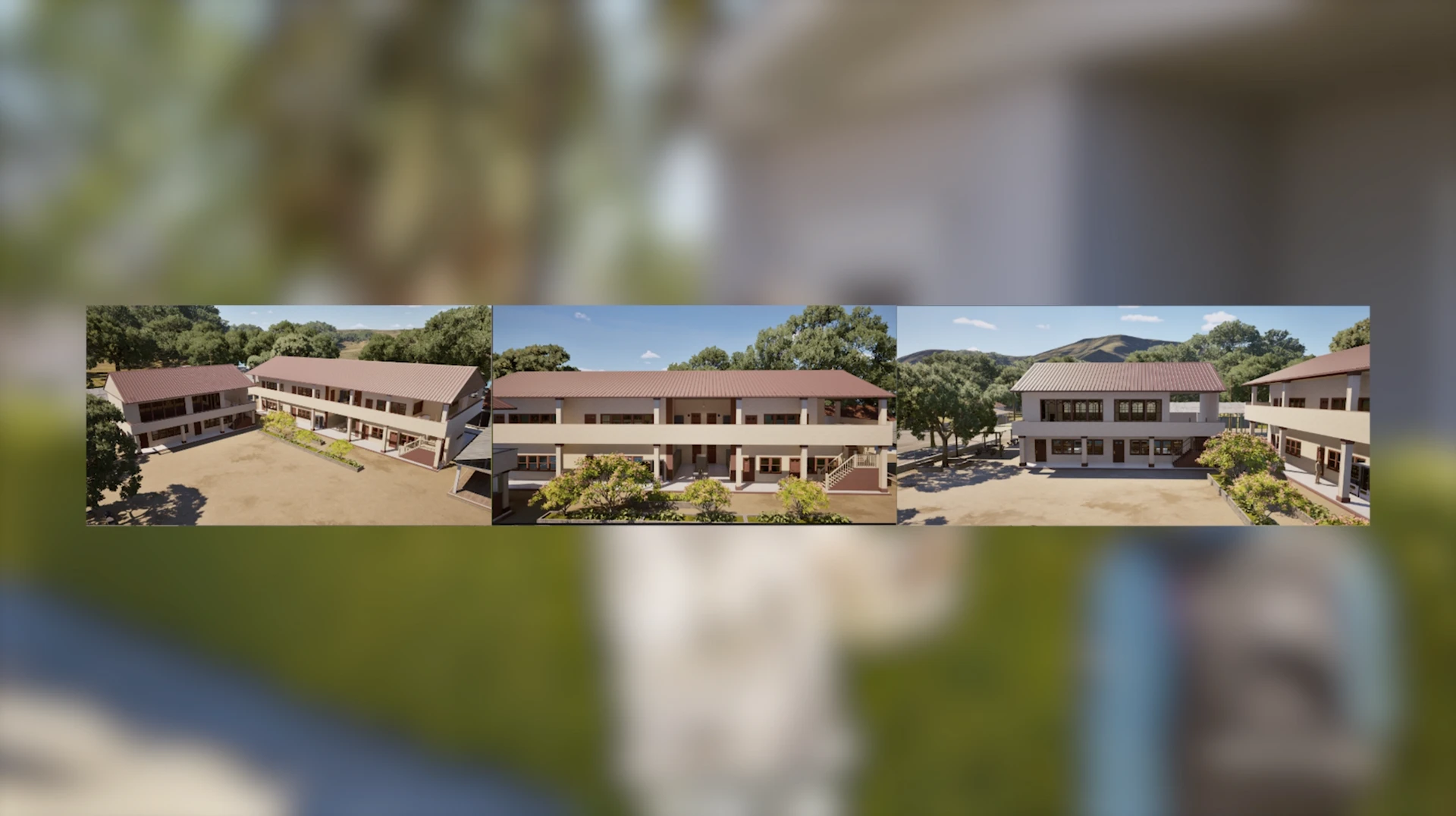 InZOI: новое школьное здание — внешний вид локации в обновлении