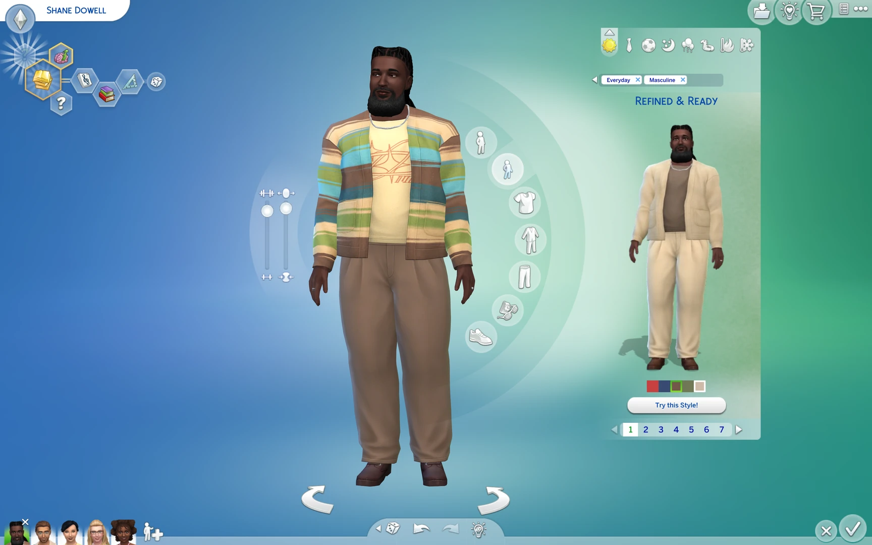 Styled Looks return: premade outfits using new free content in The Sims 4 base game