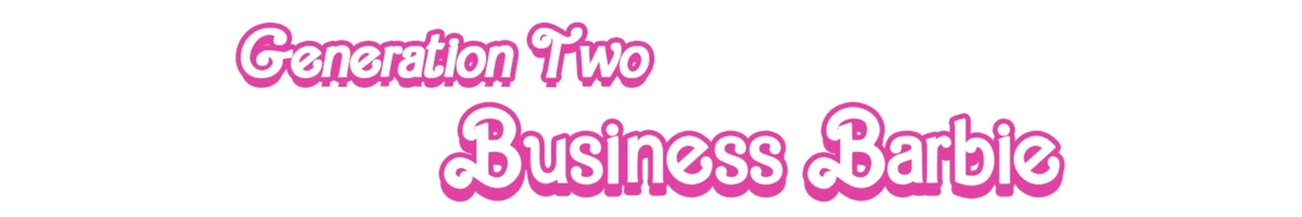 The Sims 4 Barbie Legacy Challenge by sims-himbo Generation Two Business Barbie