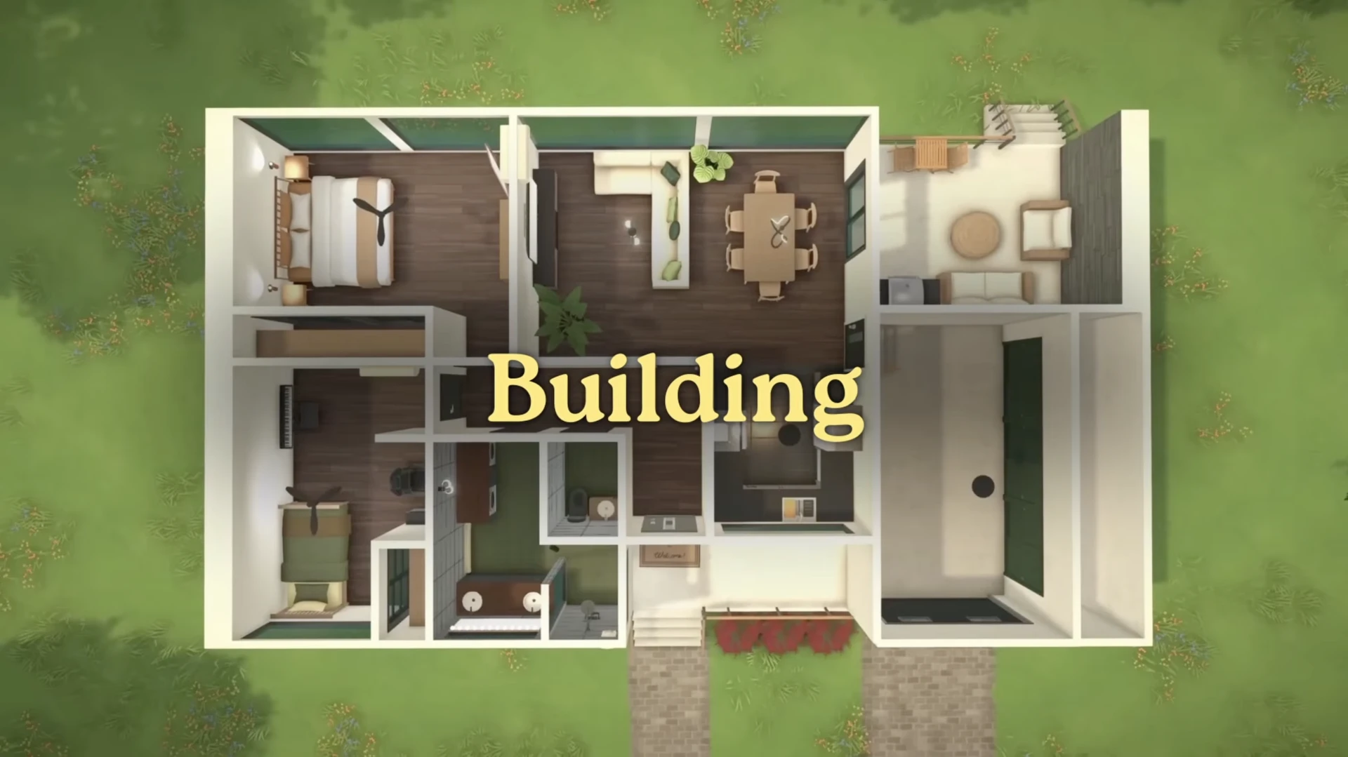 Paralives build mode main menu and interface