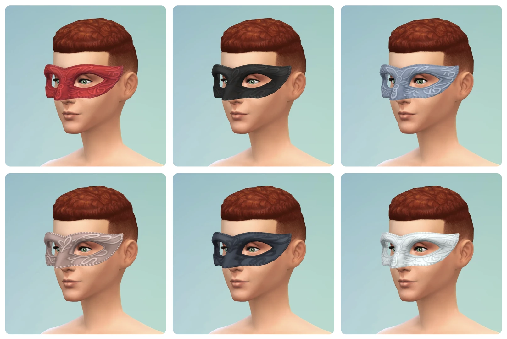 Награда первой недели ивента «Леди Бриджертон» в The Sims 4: «Загадочная маска» (аксессуар для CAS)