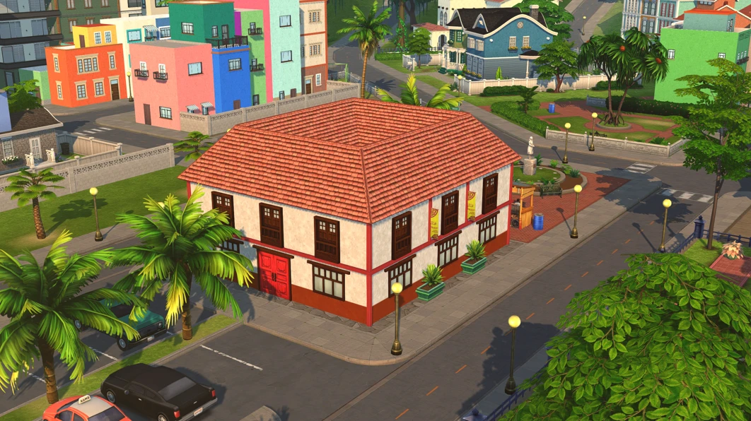 Isla Esmeralda museum rabbit hole building (Santo Bella)