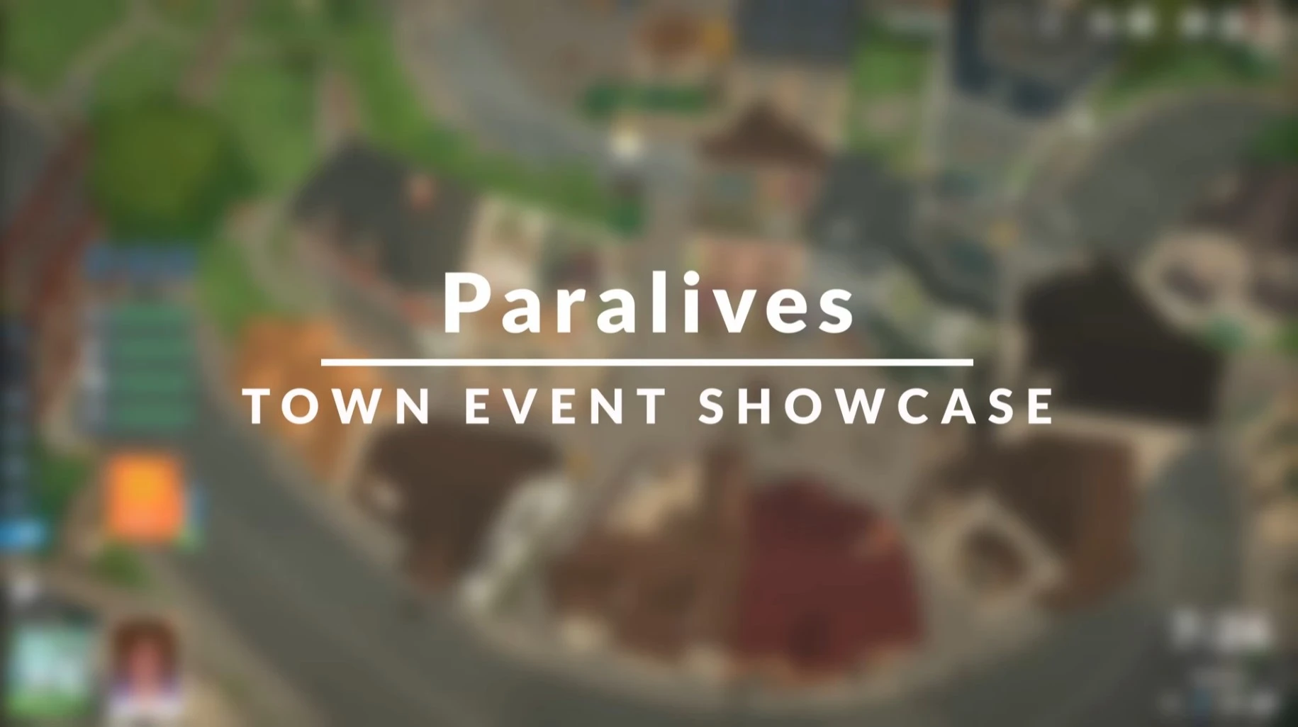 Paralives town events schedule: weekly calendar showing recurring activities around the city