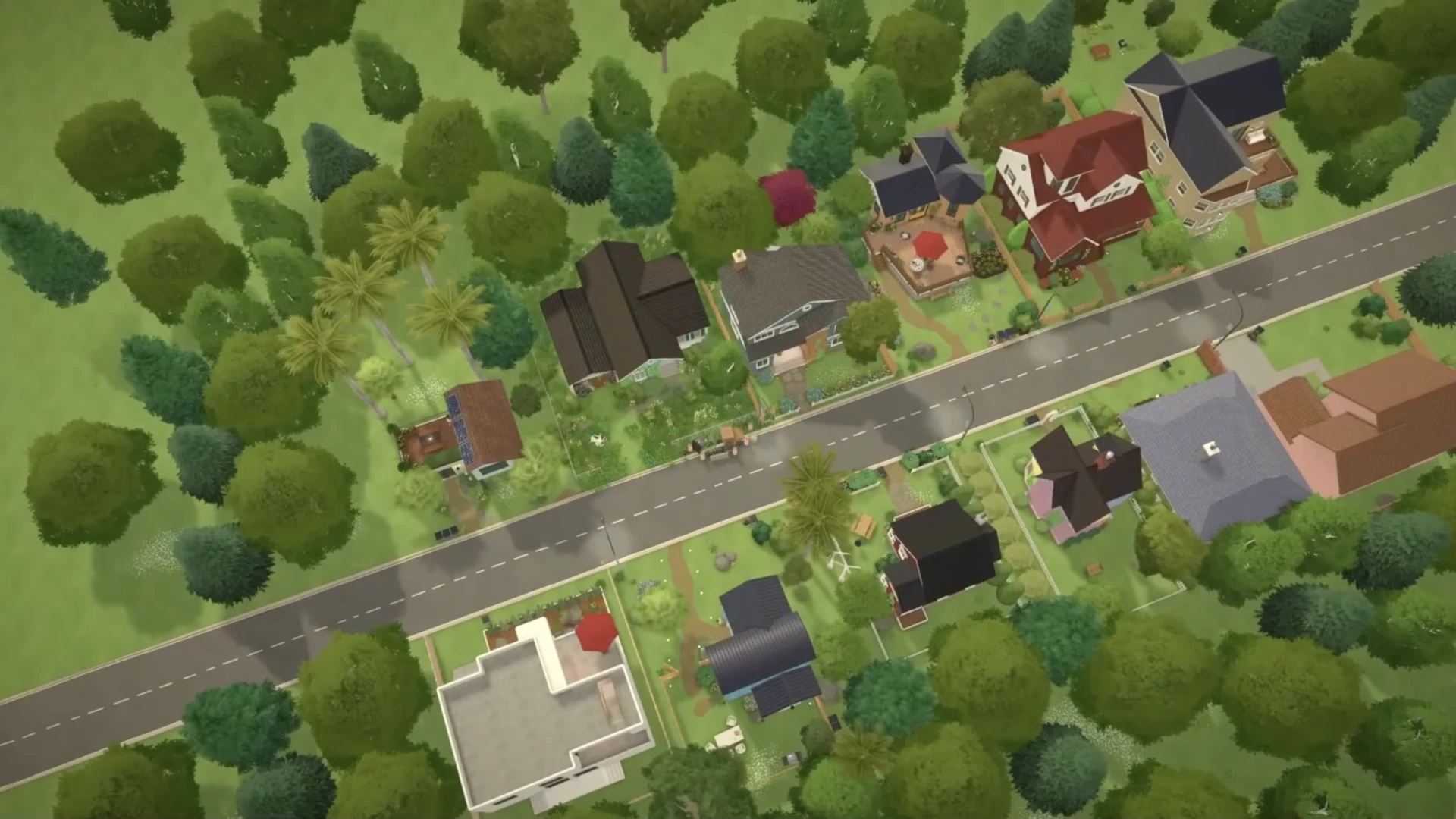 Interface for creating and editing towns in Paralives