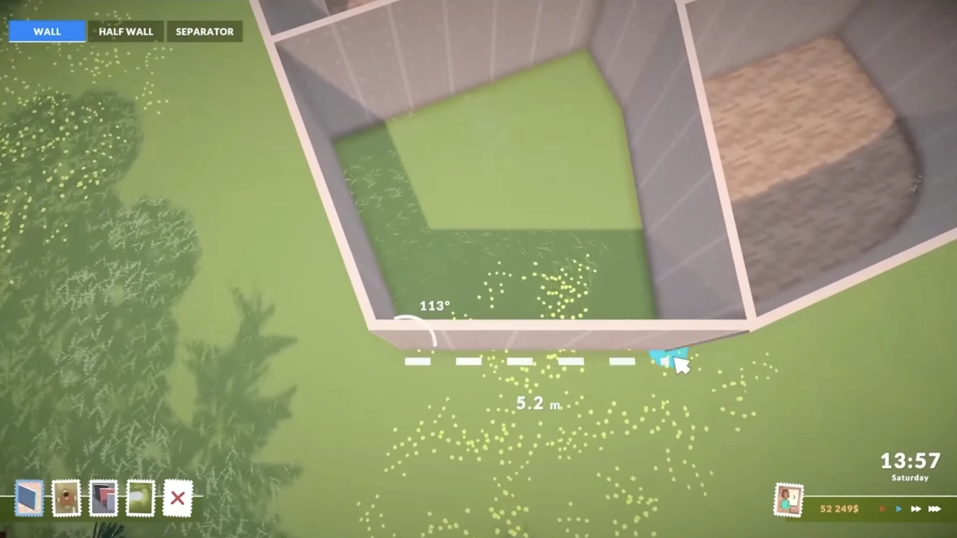 Creating unique shaped rooms in Paralives